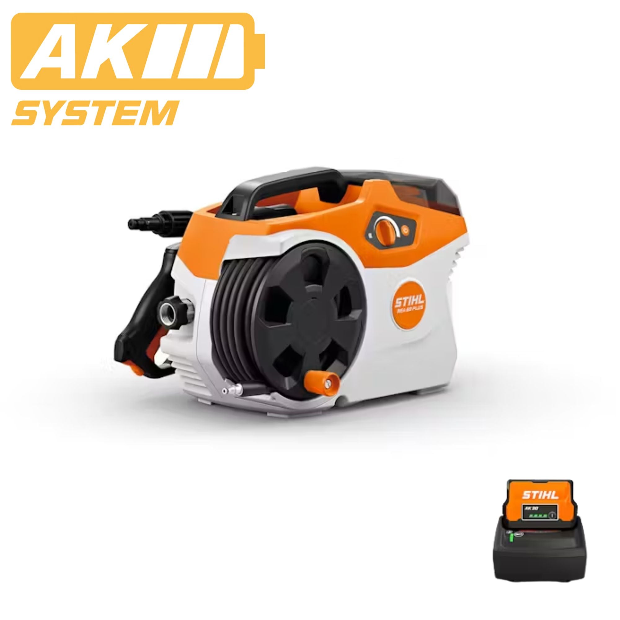 STIHL REA 60 Plus Battery Powered Pressure Washer AK30 & AL101
