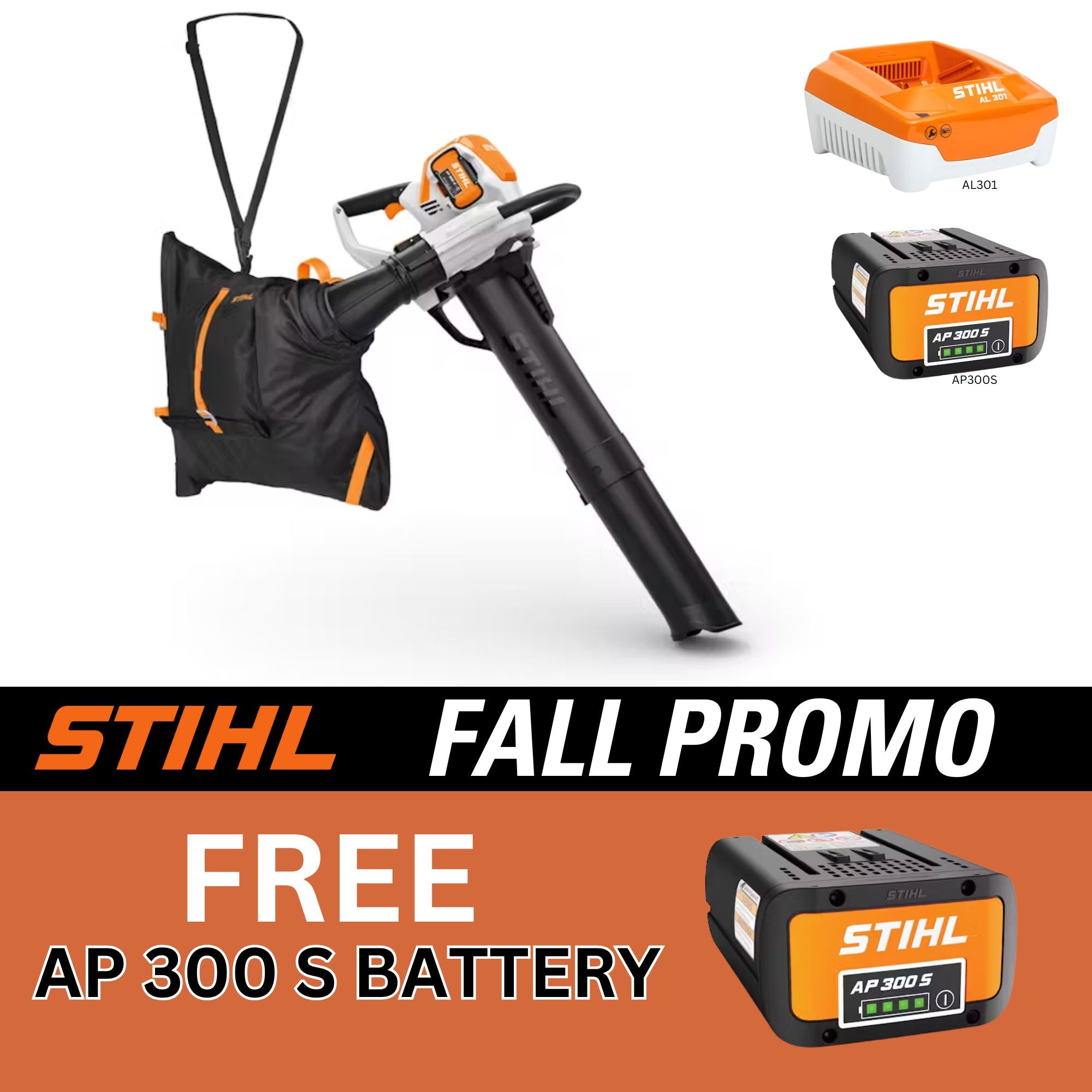 STIHL SHA 140 Battery Powered Shredder Vacuum | PROMO