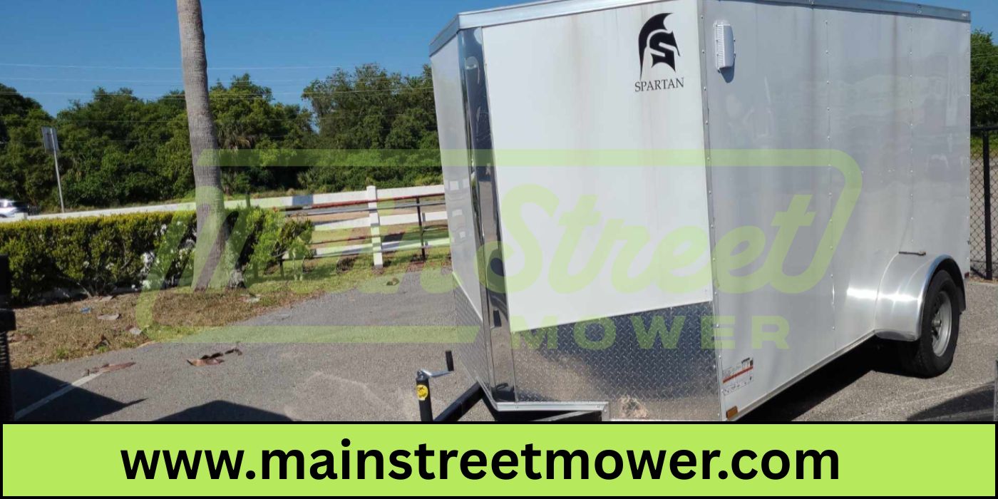 Spartan 6X12 Single Axle Enclosed Cargo Trailer | .030 | White | SP6X12SA