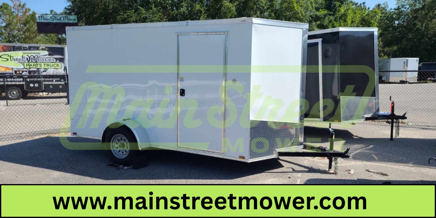 Spartan 6X12 Single Axle Enclosed Cargo Trailer | .030 | White | SP6X12SA