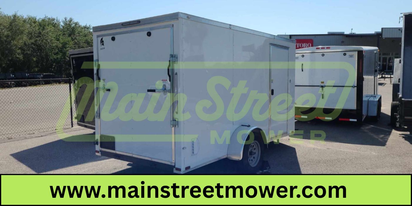Spartan 6X12 Single Axle Enclosed Cargo Trailer | .030 | White | SP6X12SA