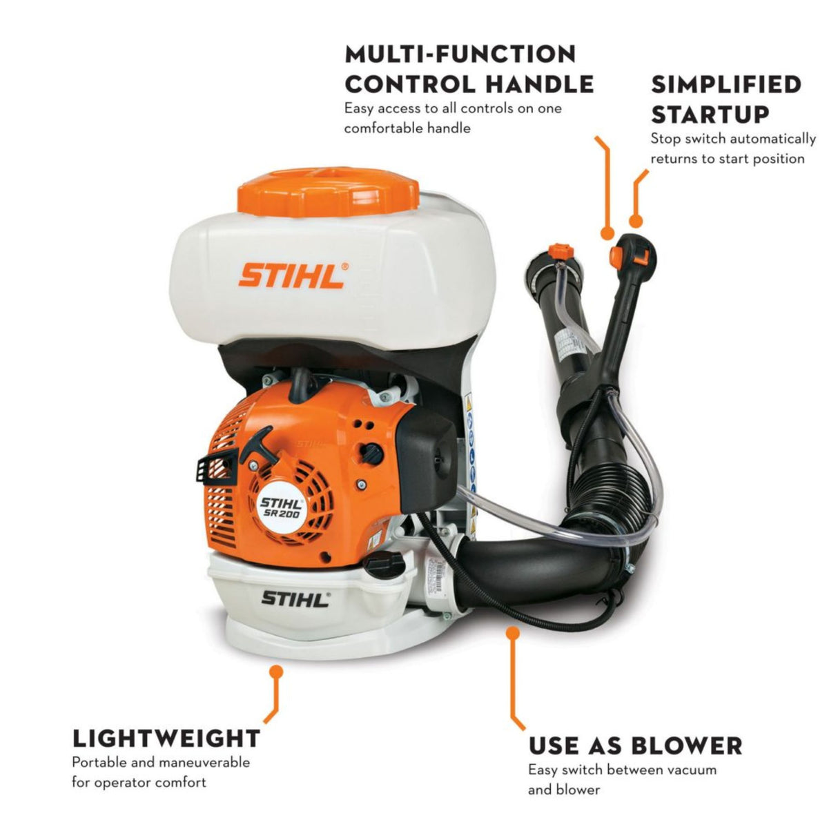STIHL SR 200 Gas Powered Backpack Sprayer