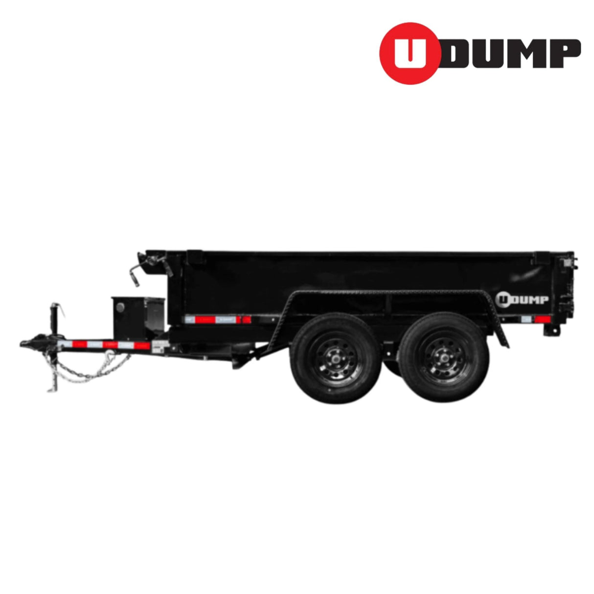 U-Dump Trailer | 10FT | 8k GVWR | Tandem Axle | 6108-31-LP-PRO-LITE