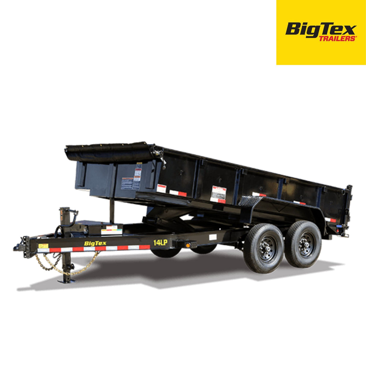 Big Tex Dump Trailer | 14FT | HD | Tandem Axle | Ultra Low Profile | Slide-In Ramps | 14LP-14BK6SIRPD