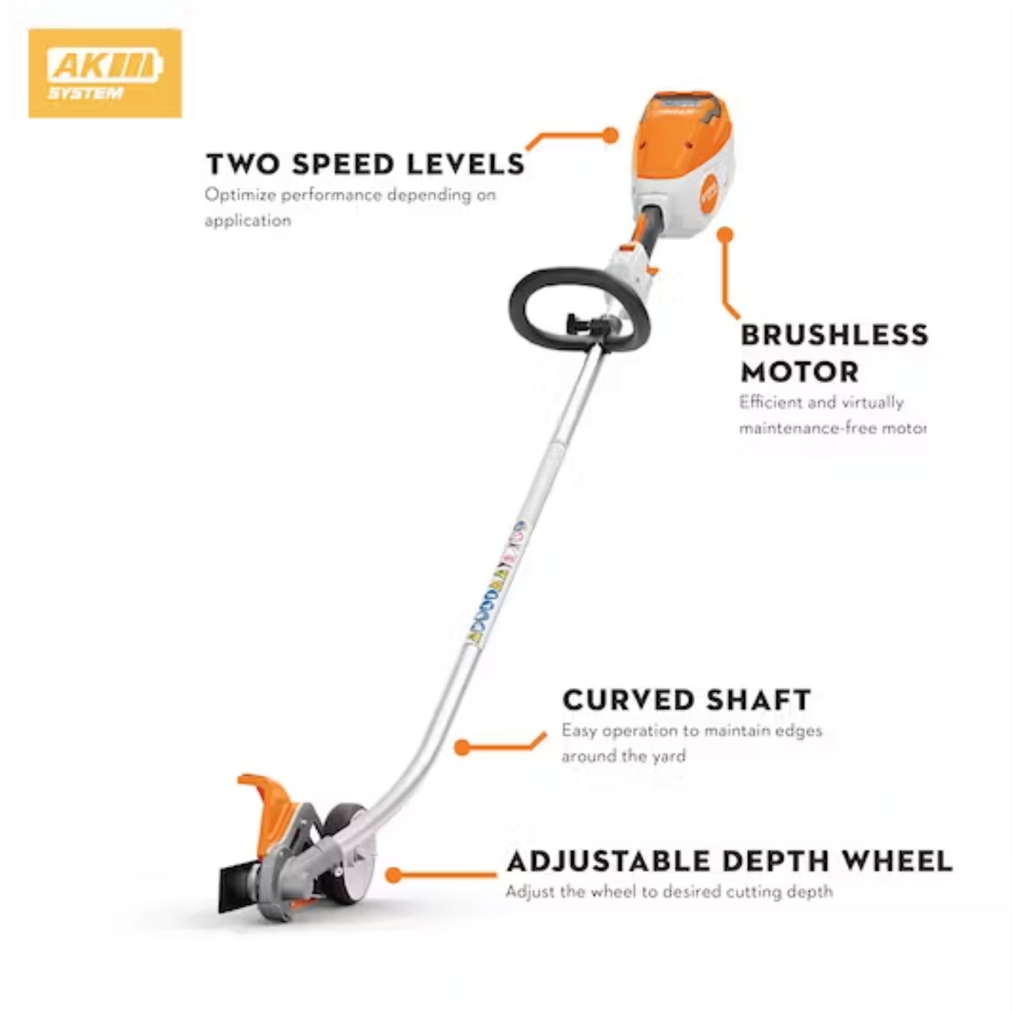 Stihl FCA 80 Battery Powered Edger with Battery & Charger