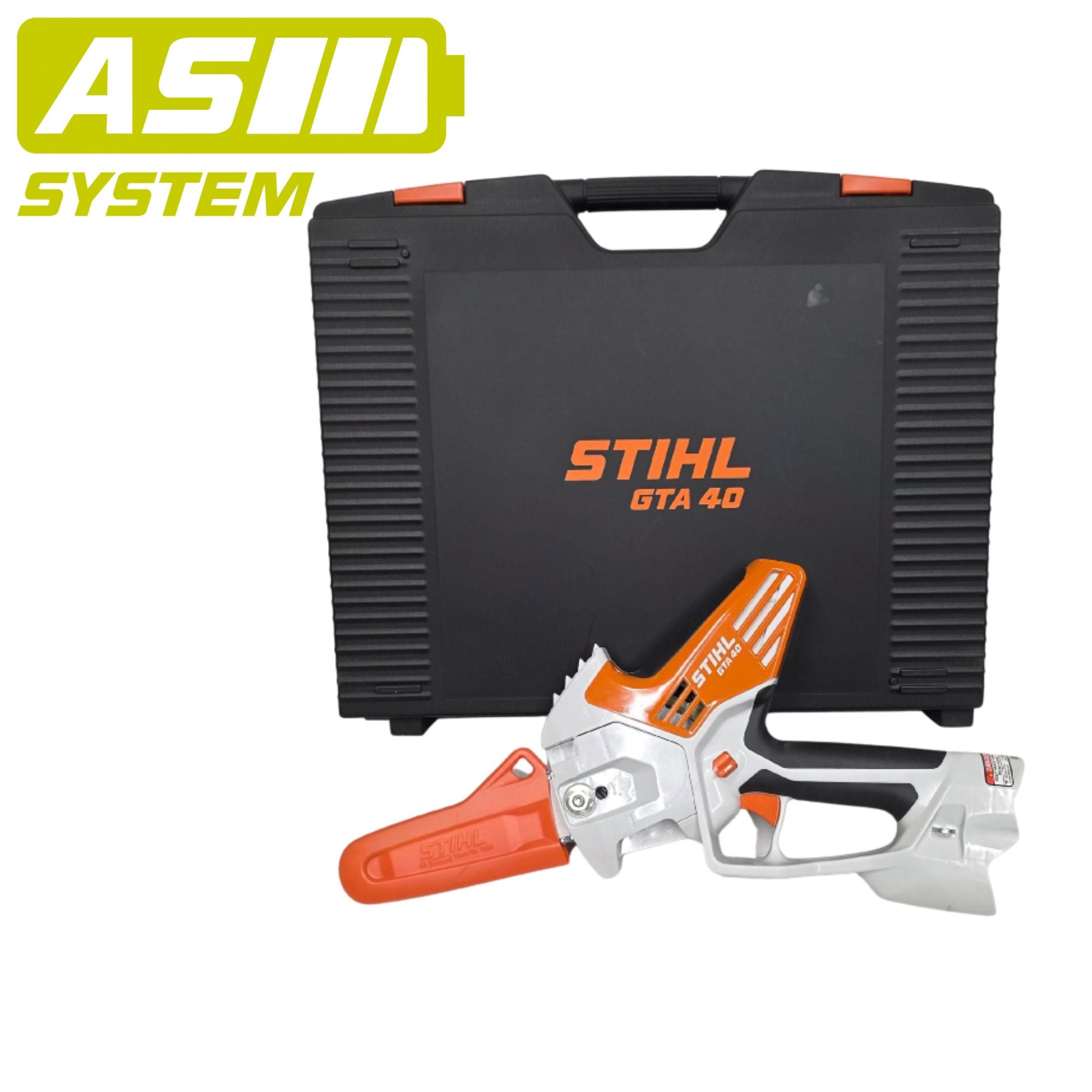 STIHL GTA 40 Battery Powered Garden Pruner with hard case, batteries & charger