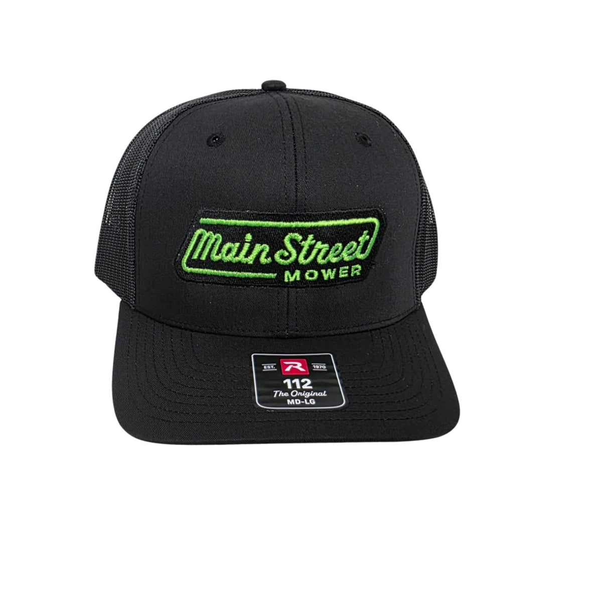 MSM Black Richardson 112PFP Trucker Cap | MSM-CAP-BLACK