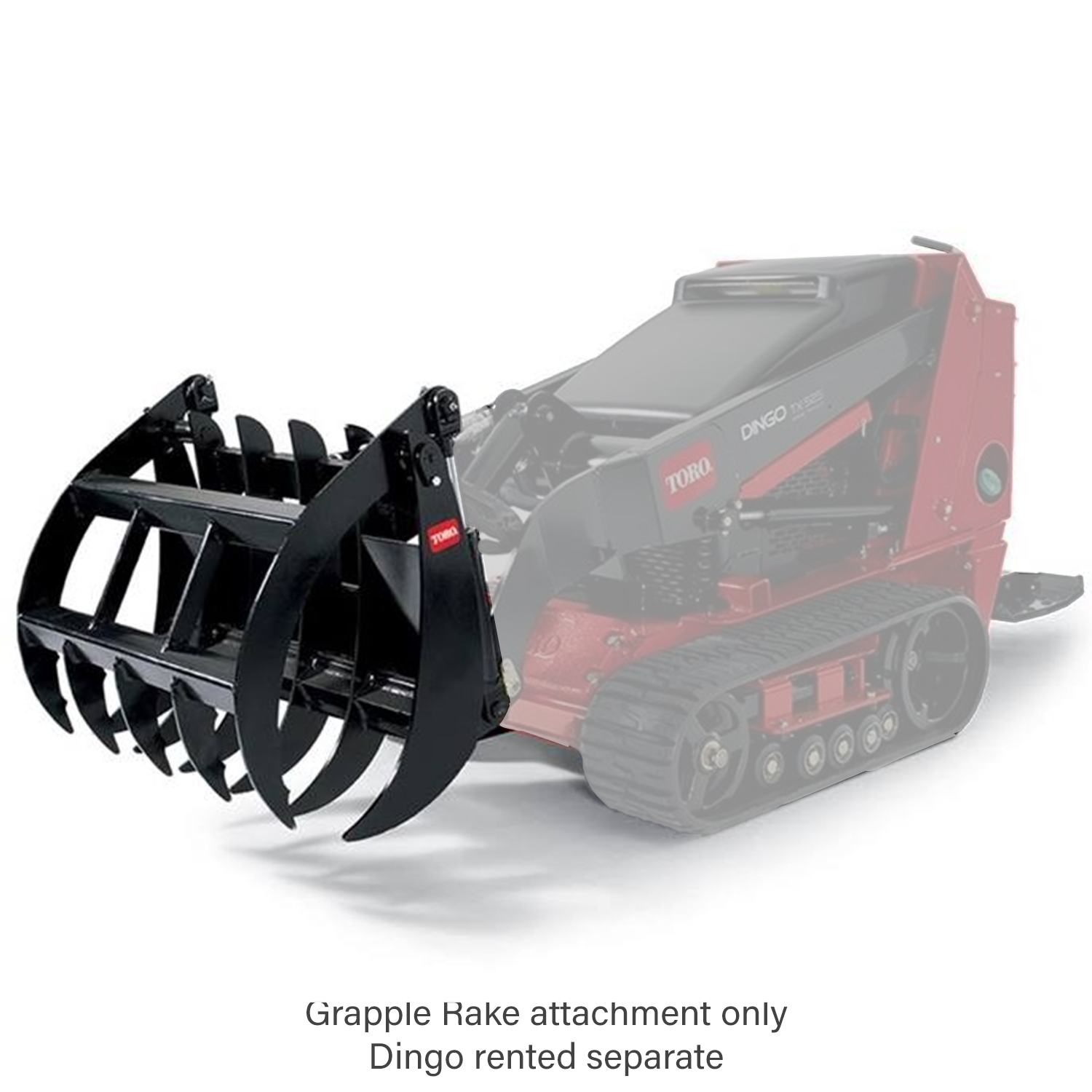 Toro Dingo Grapple Rake - Rental - Main Street Mower | Winter Garden, Ocala, Clermont