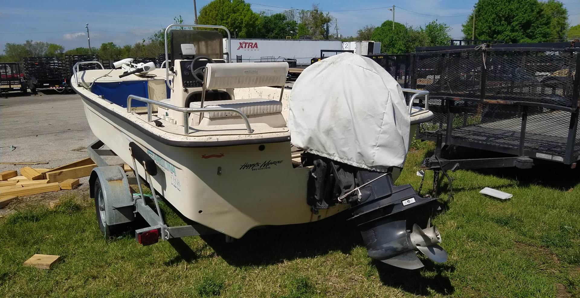 Fishing Boat & Trailer (Used) | Main Street Mower | Winter Garden | Clermont | Ocala