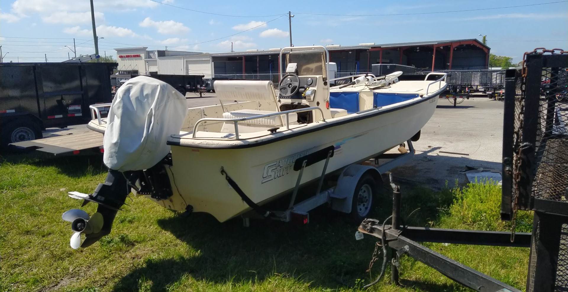 Fishing Boat & Trailer (Used) | Main Street Mower | Winter Garden | Clermont | Ocala