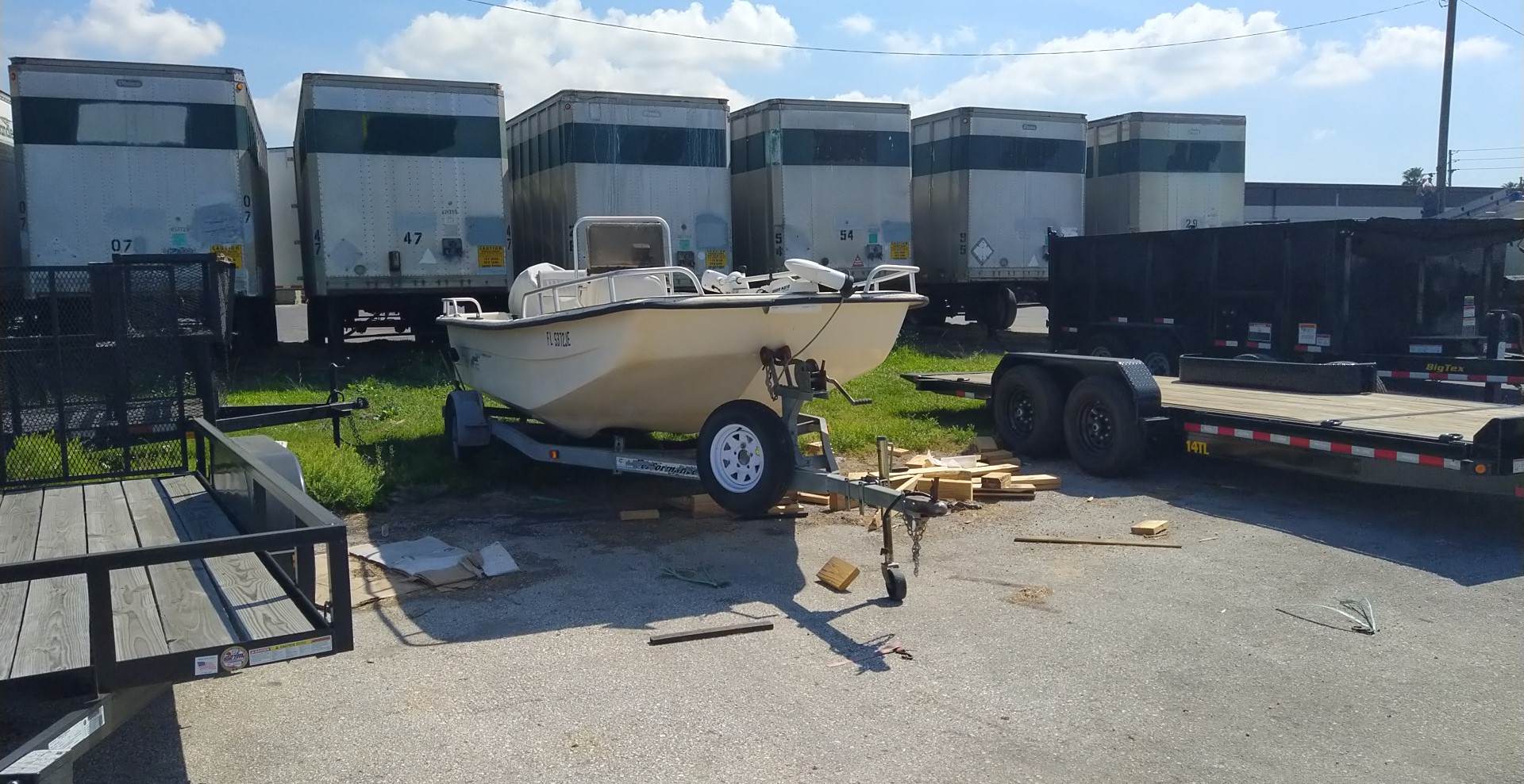 Fishing Boat & Trailer (Used) | Main Street Mower | Winter Garden | Clermont | Ocala