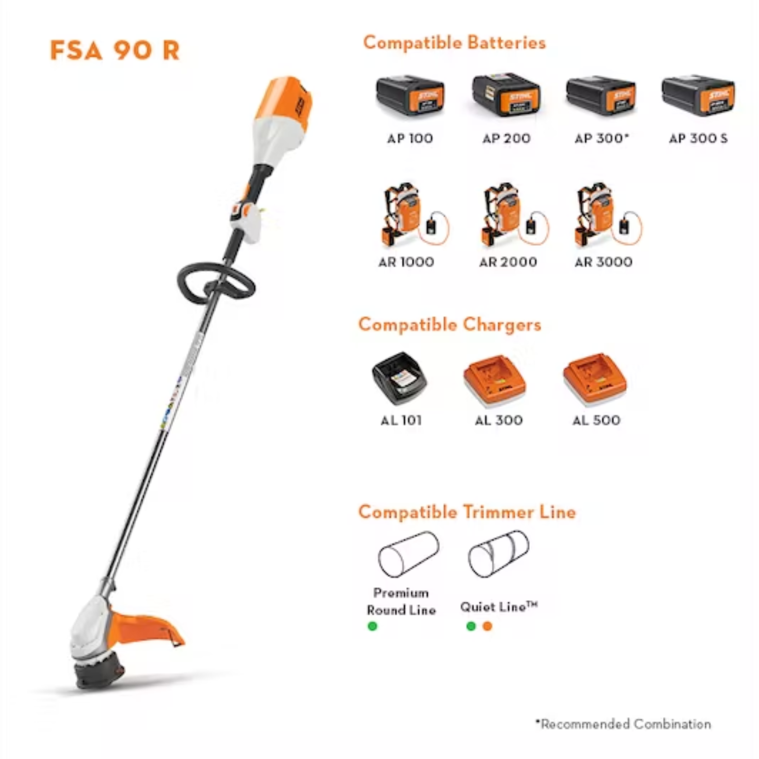 STIHL FSA 90 R Battery Powered String Trimmer | Main Street Mower | Winter Garden | Clermont | Ocala