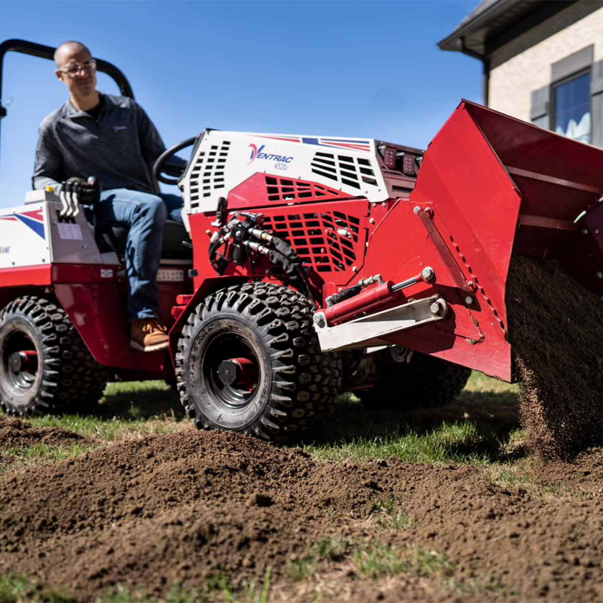 Ventrac HE482 Power Bucket Attachment | 39.55214 | Main Street Mower | Winter Garden | Clermont | Ocala