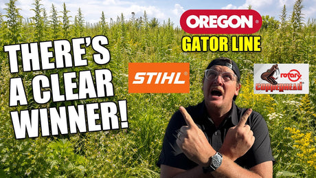 We Found the BEST String Trimmer Line! Stihl vs Gator Line vs Copperhead 
