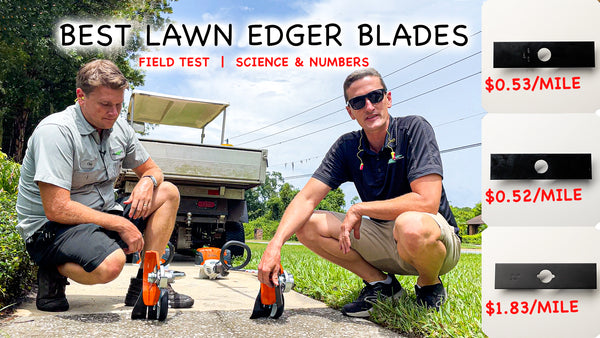 Best Lawn Edger Blades - Field Testing to find the real costs of running each blade.