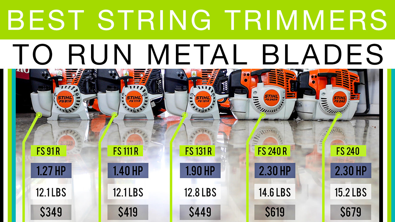 BEST combo for STRING TRIMMERS running Brush Cutter Blades