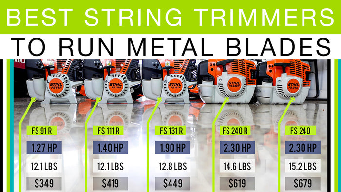 BEST combo for STRING TRIMMERS running Brush Cutter Blades