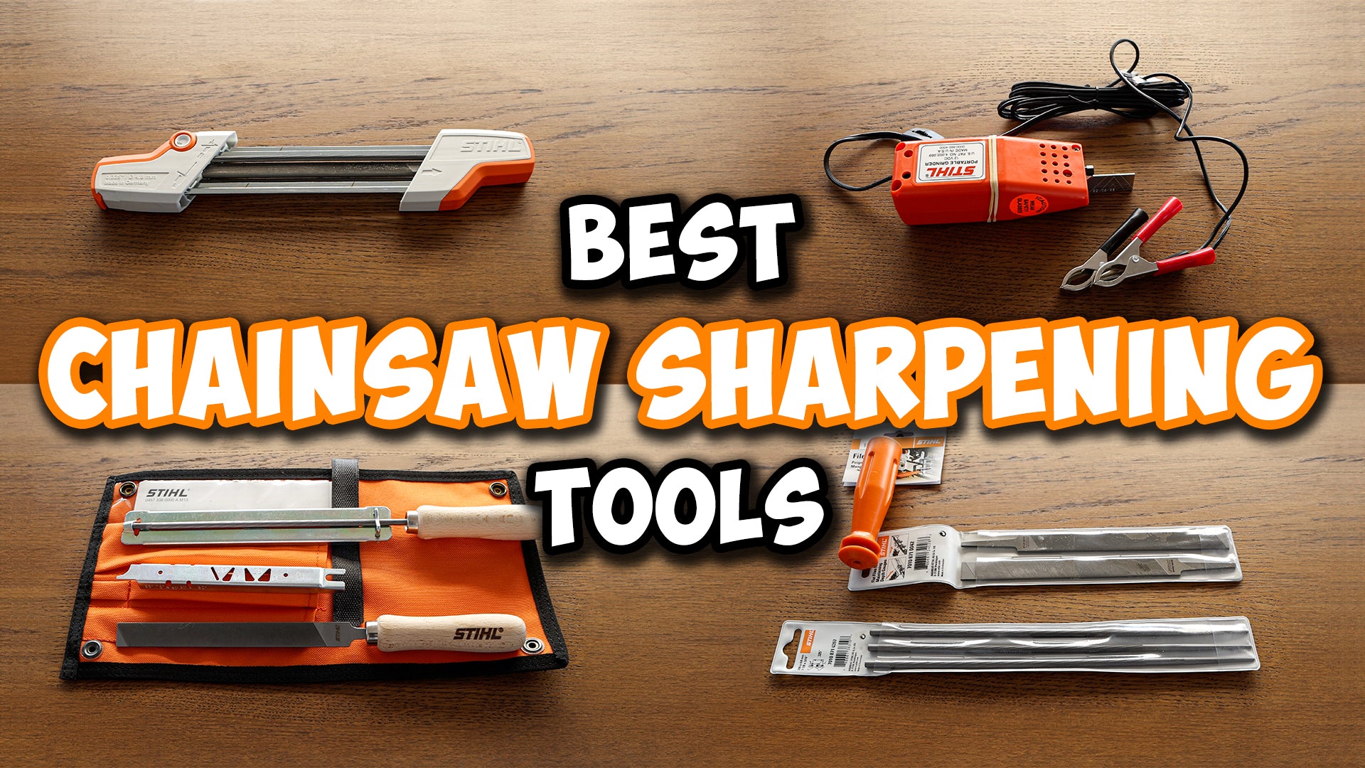 4 BEST tools to Sharpen Chainsaw Chain - Chainsaw Sharpener Tools