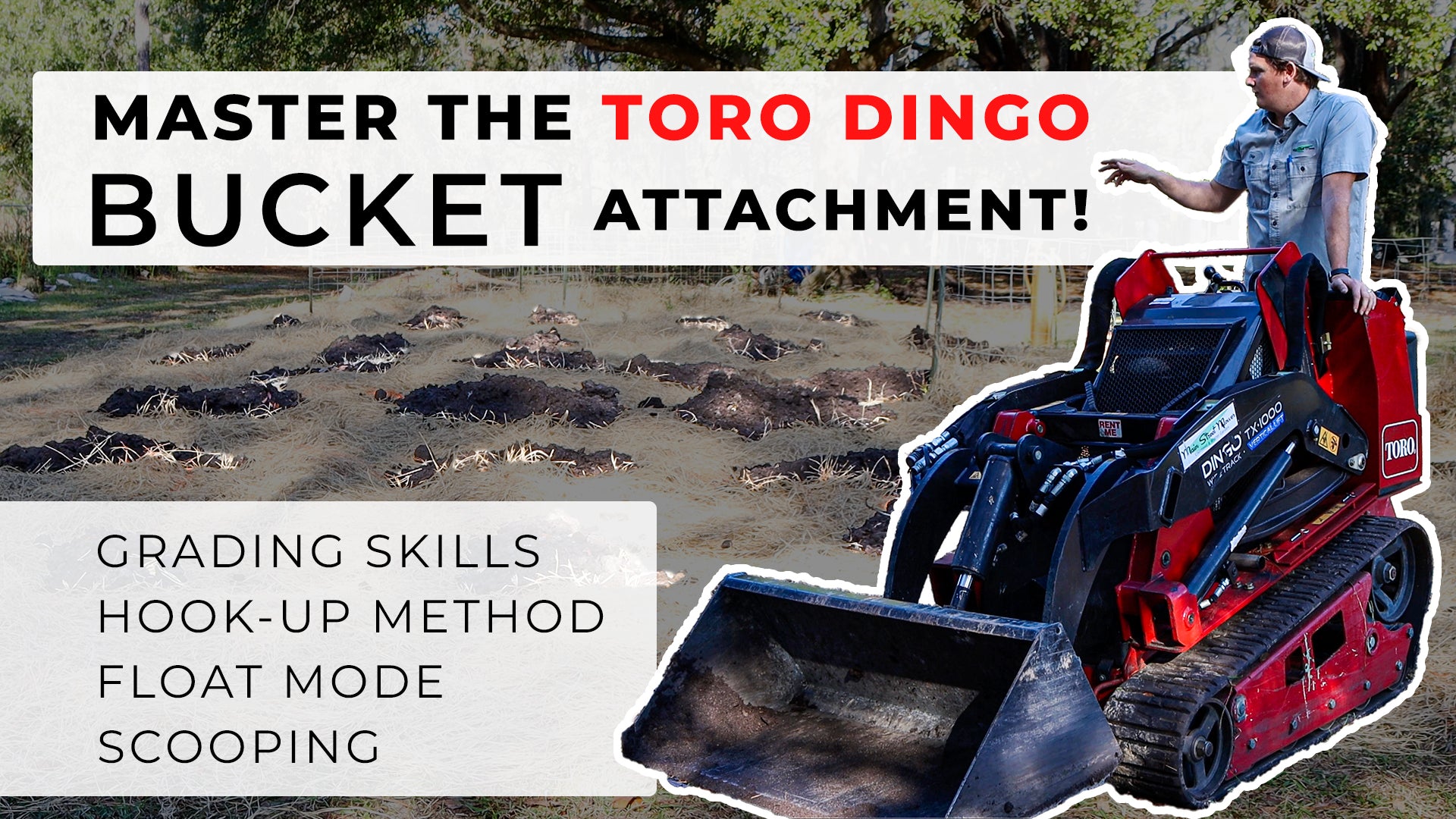 CUT your gardening time in HALF! | How to use Toro Dingo & BUCKET Attachment