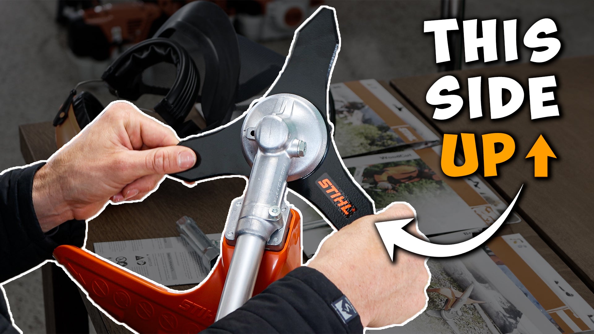 Easiest Way To Install Brush Blade On String Trimmer Easiest Way To Install Brush Blade On String Trimmer