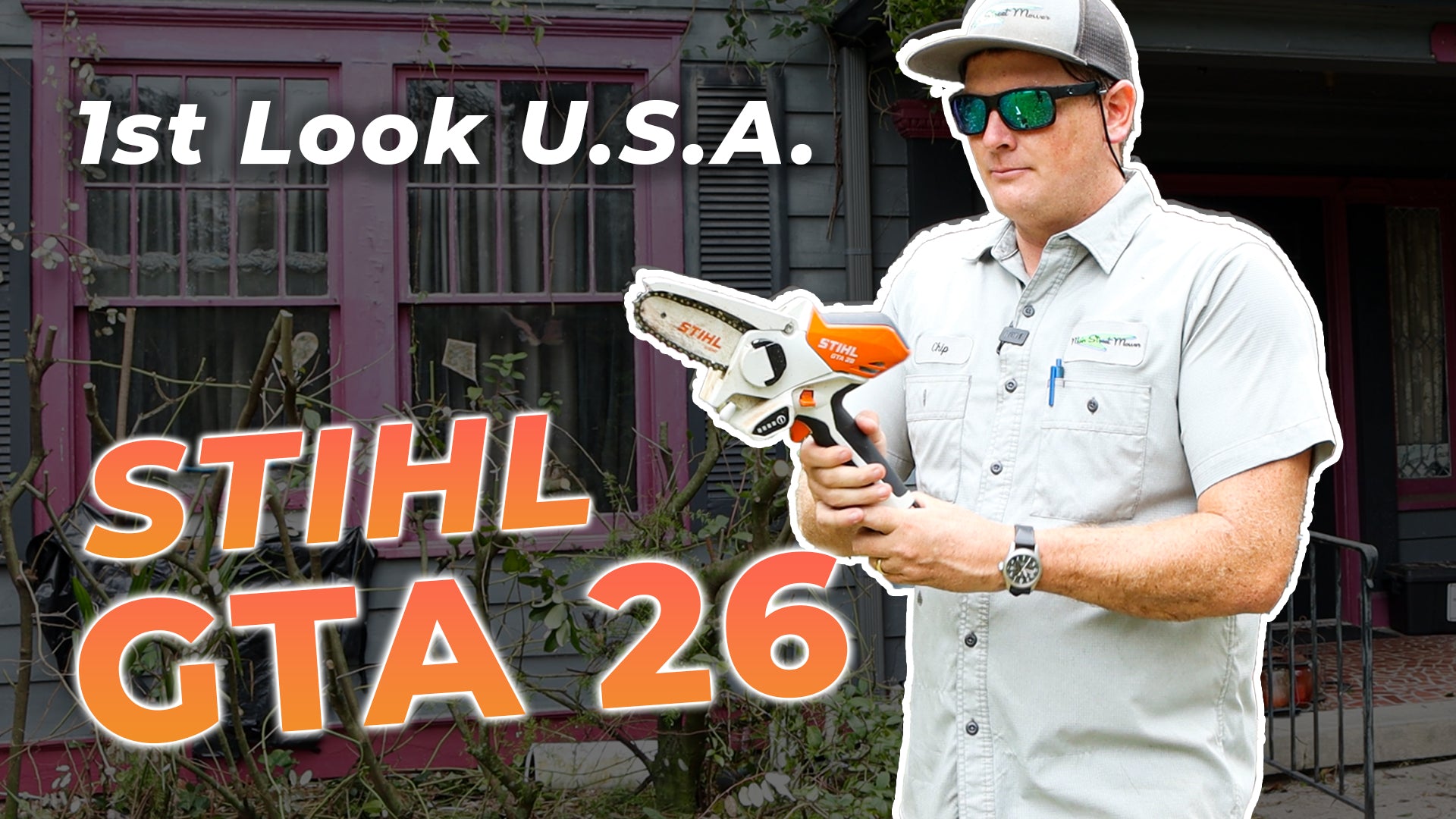 STIHL GTA 26 - Battery PRUNER/CHAINSAW - 1st Look USA!
