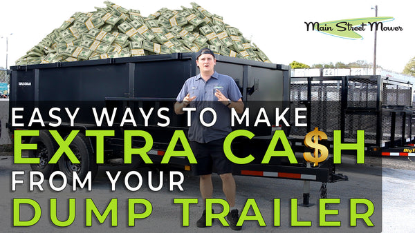 EASY ways to make MONEY from a Dump Trailer - Double up your landscaping business revenue!
