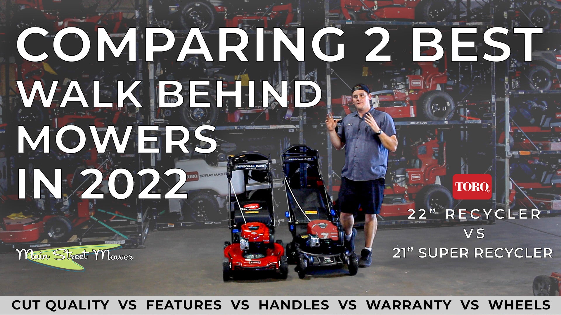 Comparing the 2 Best Walk Behind Mowers Ever! TORO Recycler vs Super Recycler