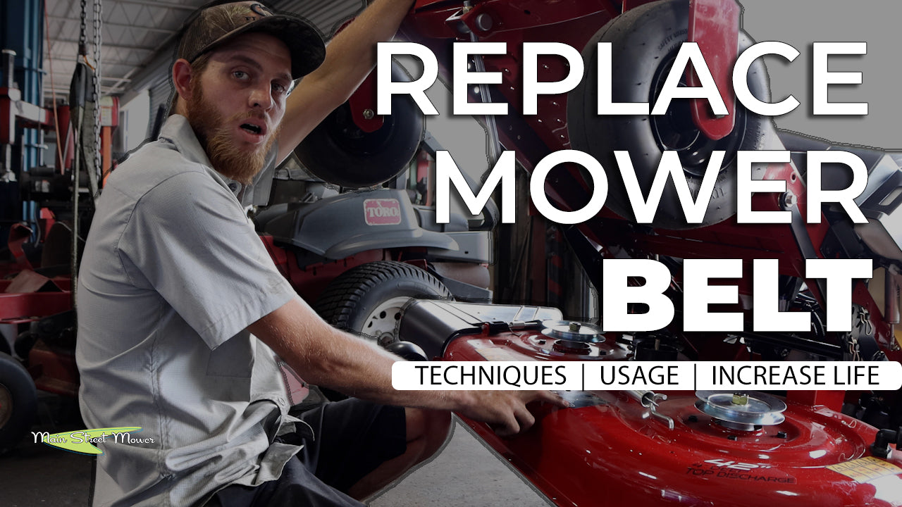 How to Replace Belt on a Lawn Mower - Applies to ALL 42" Toro TimeCutter MODELS!