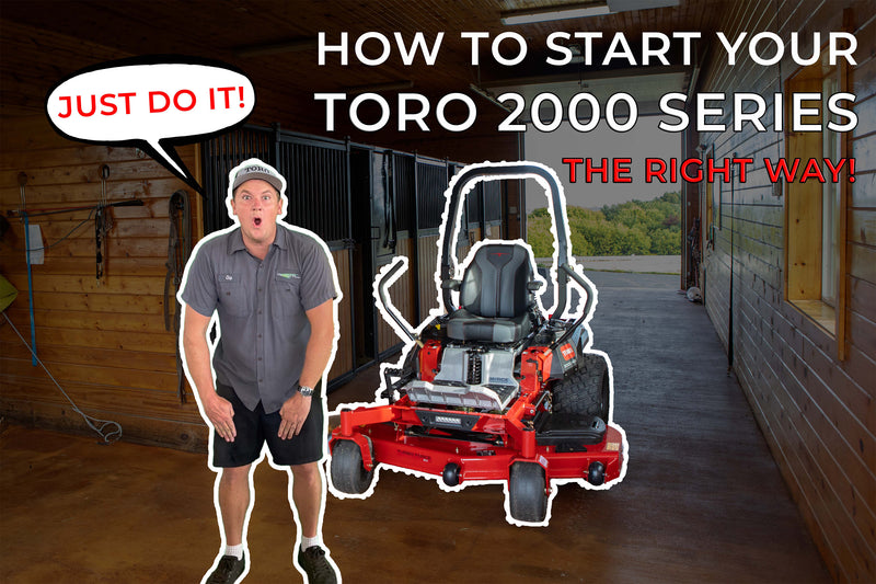 How To Start your 2000 Series - TORO ZMaster