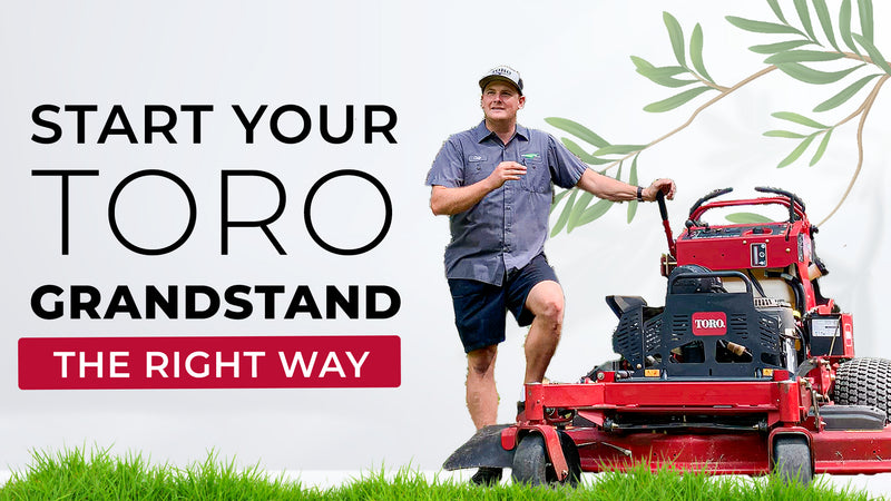How to Start your TORO GrandStand - in under a minute.