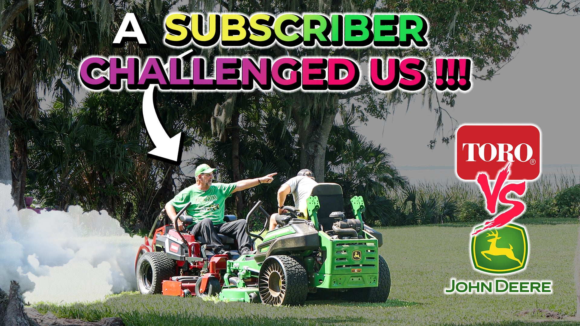 TORO 4000 VS John Deere Z960M In 3 different grass types! Ultimate S