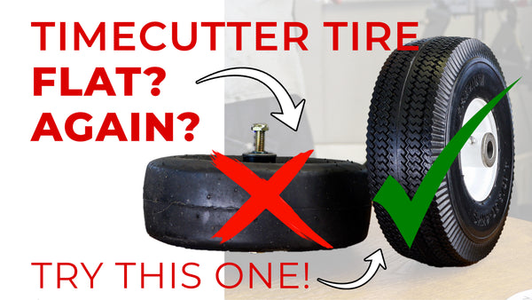 BEST Alternate TIRE Option for TORO TIMECUTTER - CHANGE THESE NOW!