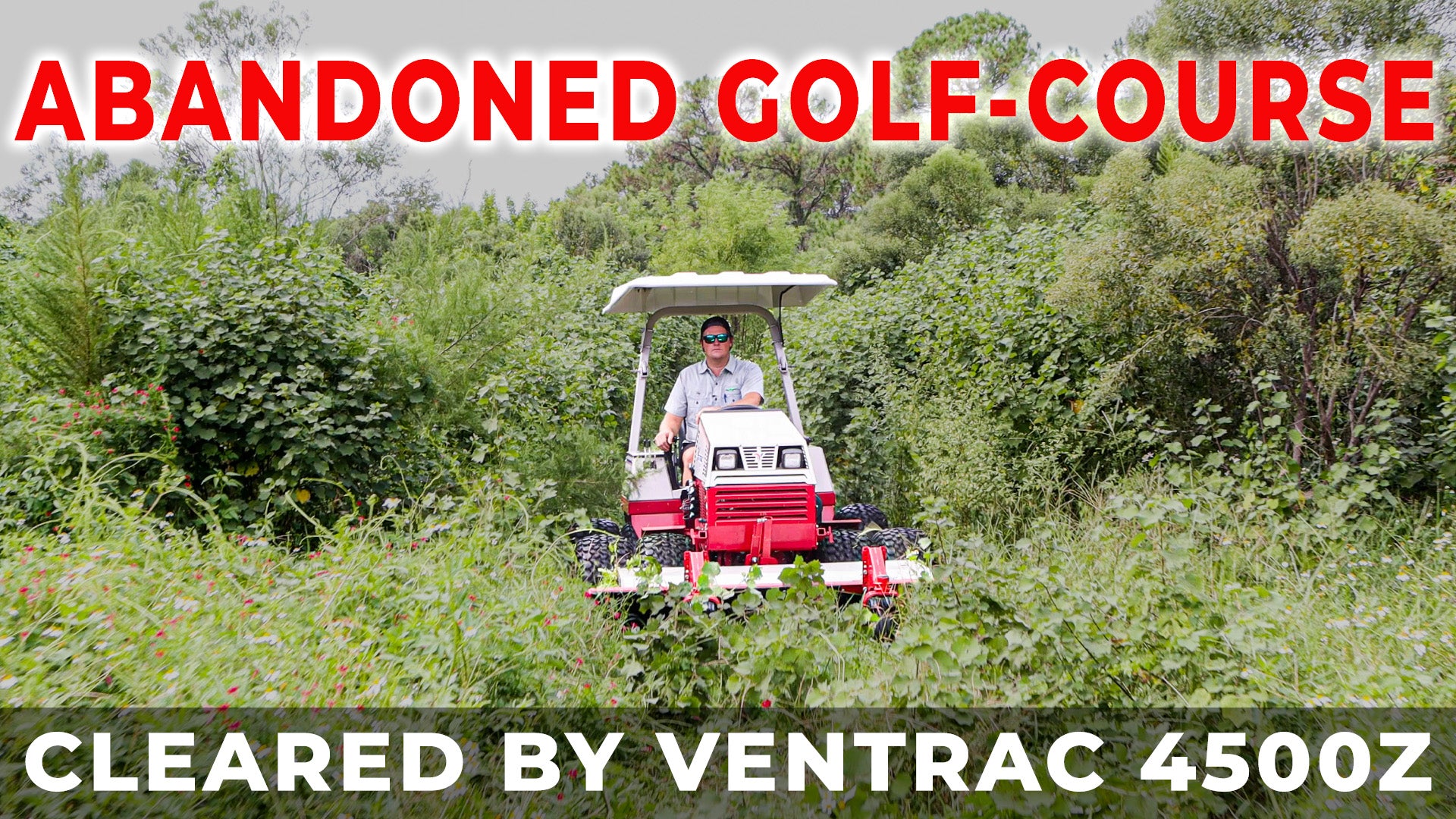 Abandoned GOLF COURSE! - Ventrac 4500Z - 1 mower, 30 Attachments!