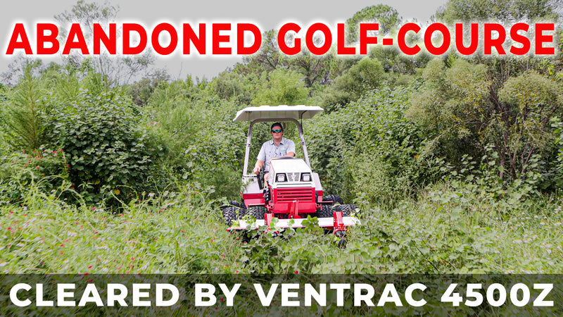 Abandoned GOLF COURSE! - Ventrac 4000Z - 1 mower, 30 Attachments!