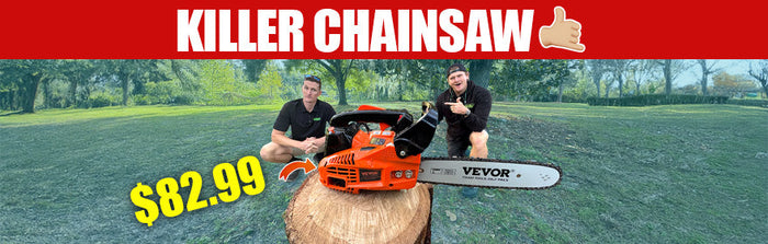 CHEAPEST Top Handle Chainsaw on Amazon?! VEVOR Cut Test & Review!