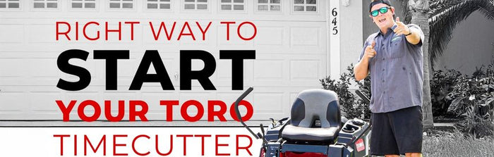 How to Start your TORO TimeCutter