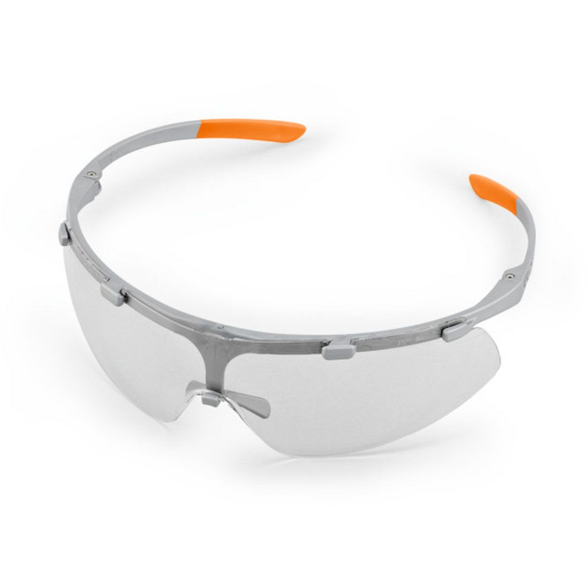 STIHL Advance Super Fit Safety Glasses | Gray/Orange | Clear Lens
