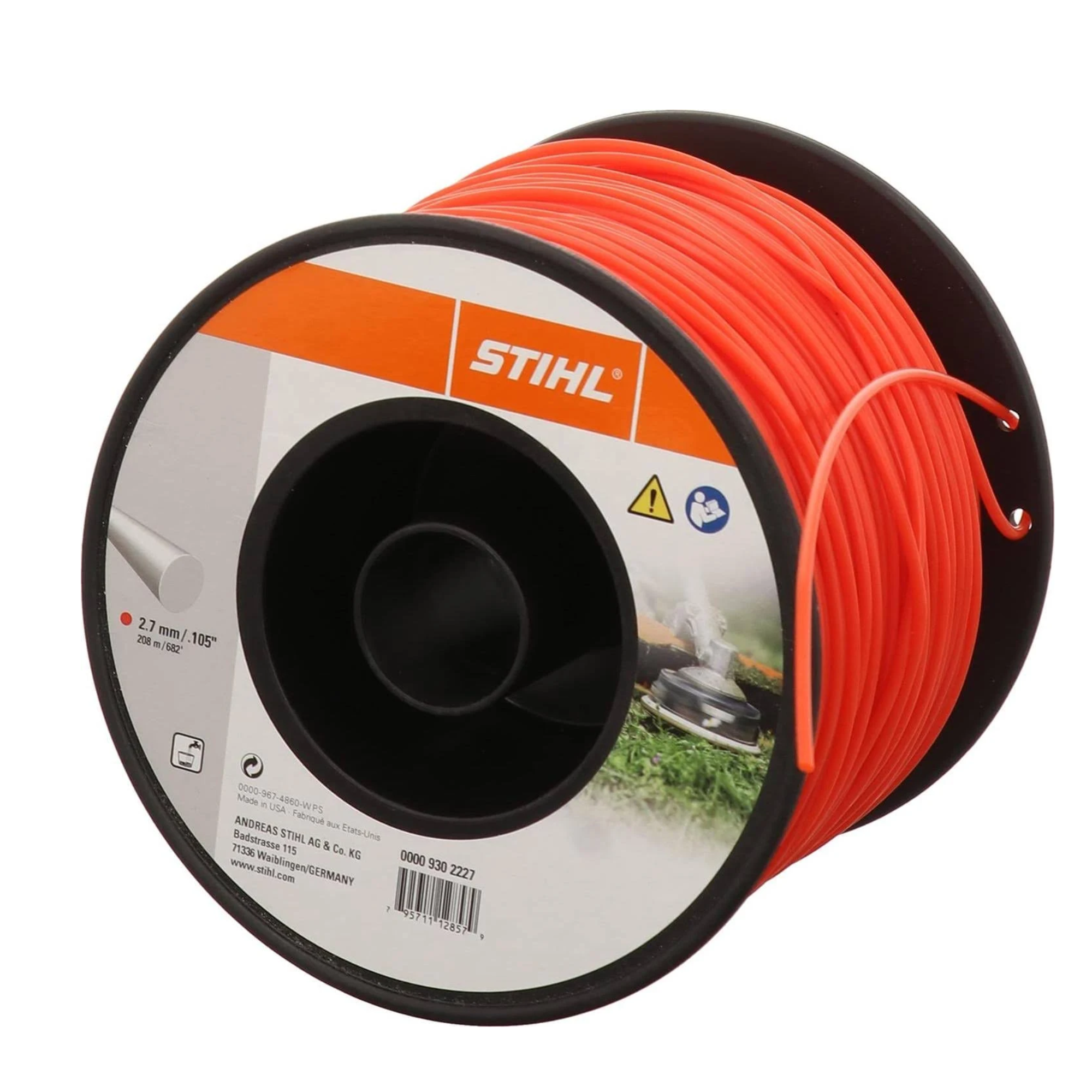 Stihl Trimmer Line 2.7mm | .105 | 682FT | 0000 930 2227