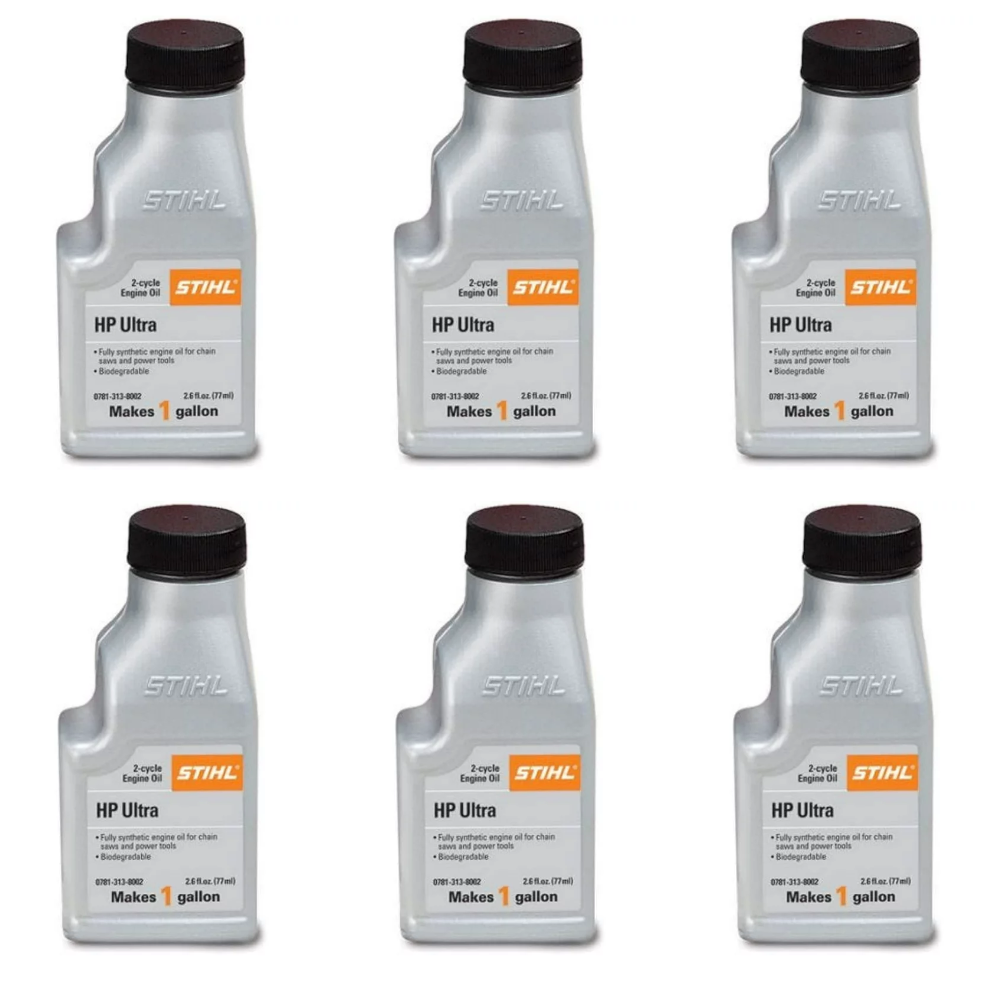STIHL High Performance Ultra 2-Cycle Engine Oil | 2.6 fl oz | Pack of 6 | 0781 313 8003 | Main Street Mower | Winter Garden | Clermont | Ocala