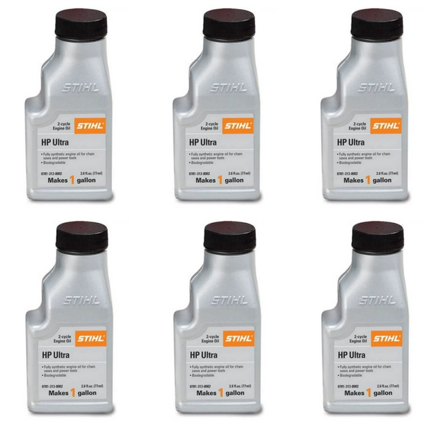 STIHL High Performance Ultra 2-Cycle Engine Oil | 2.6 fl oz | Pack of 6 | 0781 313 8003 | Main Street Mower | Winter Garden | Clermont | Ocala