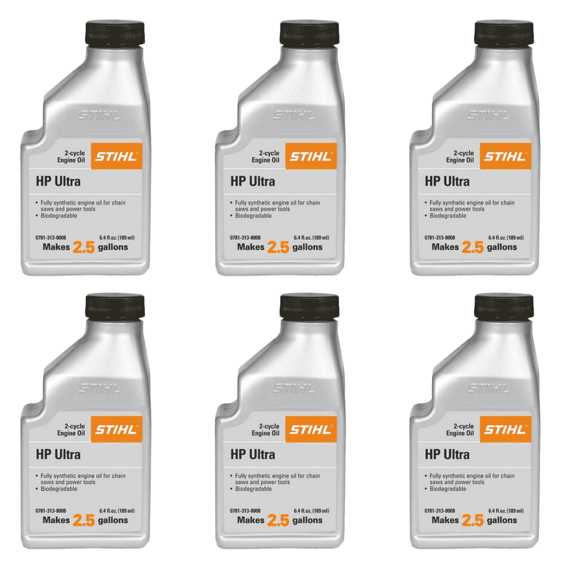 STIHL High Performance Ultra 2-Cycle Engine Oil | 6.4 fl oz | Pack