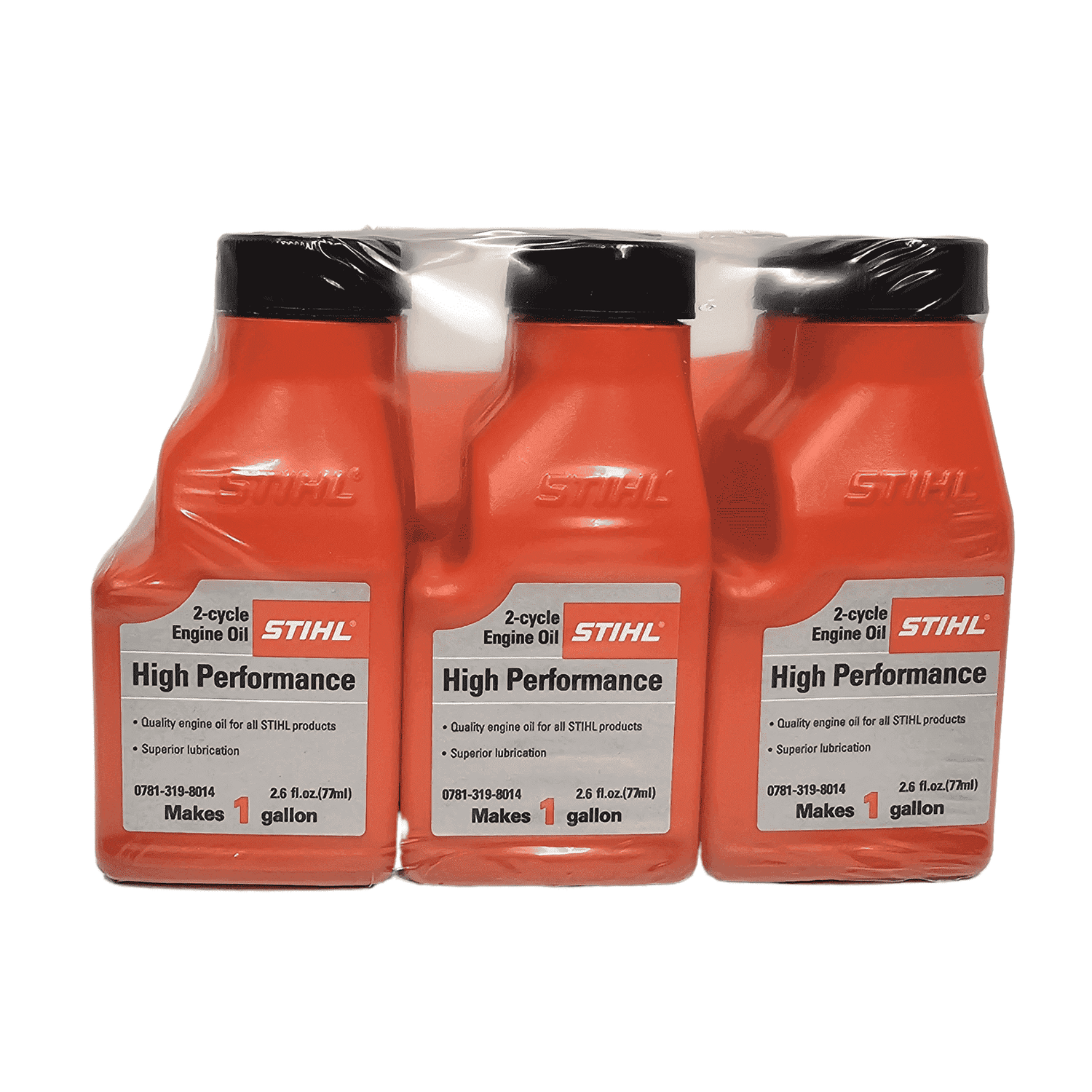 STIHL High Performance 2-Cycle Engine Oil | 2.6 fl oz | Pack of 6 STIHL High Performance 2-Cycle Engine Oil | 2.6 fl oz | Pack of 6