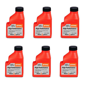 STIHL High Performance 2-Cycle Engine Oil | 5.2 fl oz | Pack of 6 | 0781 319 8011 | Main Street Mower | Winter Garden | Clermont | Ocala