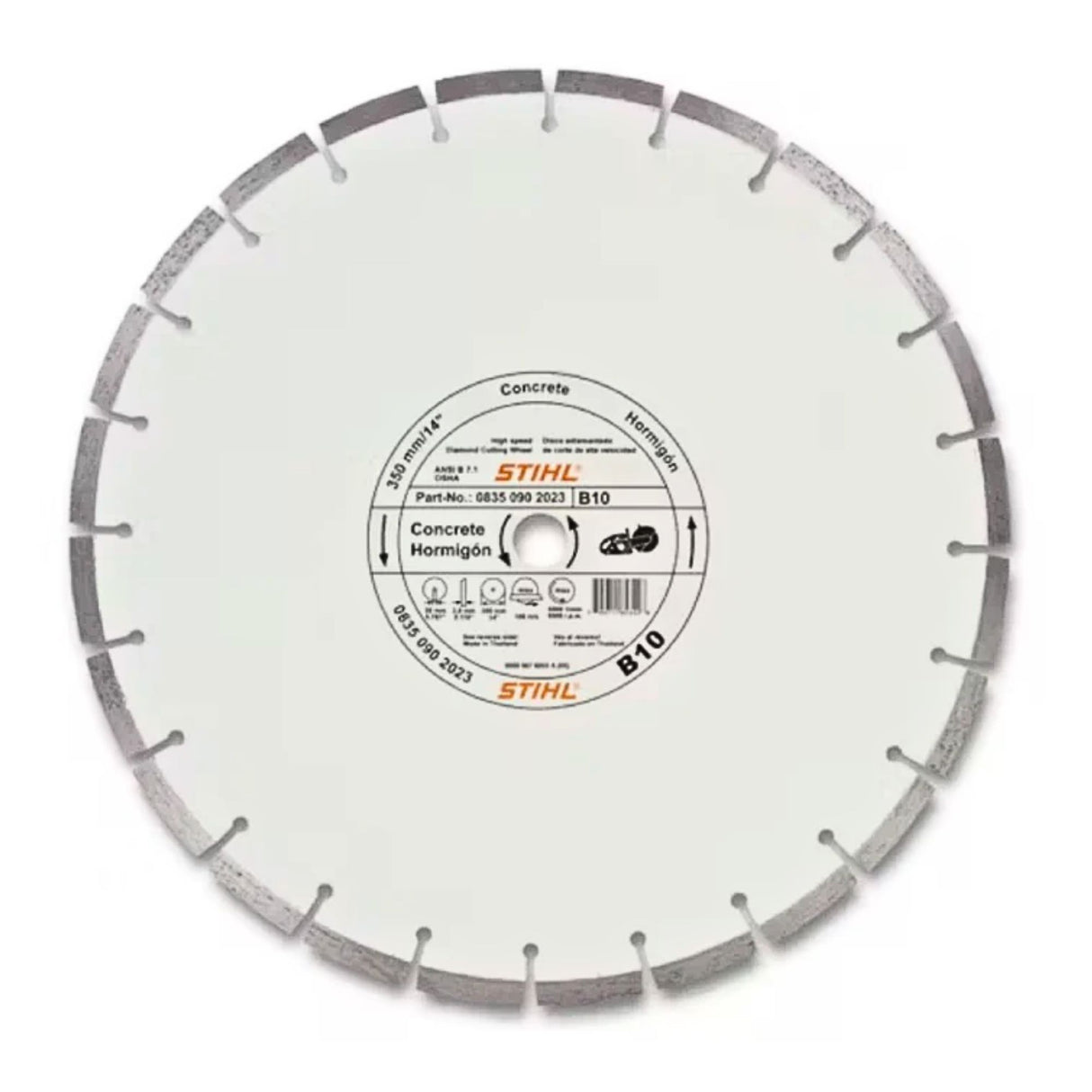 STIHL D-B10 Diamond Wheel 9-inch | 0835 090 8050