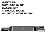 Rotary Blade | 21" X 5/8" | 60" & 61" Deck | Hustler| 10373