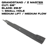 Toro Hi-Flow Blade | 20.5" | GrandStand / Z Master | 60" Deck | 105-7718-03