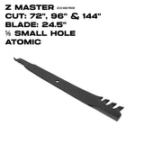Toro Atomic Blade | 24.5" | Z Master | 72", 96", 144" Deck | 105-7719-03