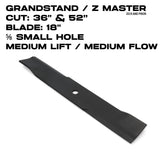 Toro Medium Flow Blade | 18" | Z Master / GrandStand | 36" & 52" Deck | 105-7794-03