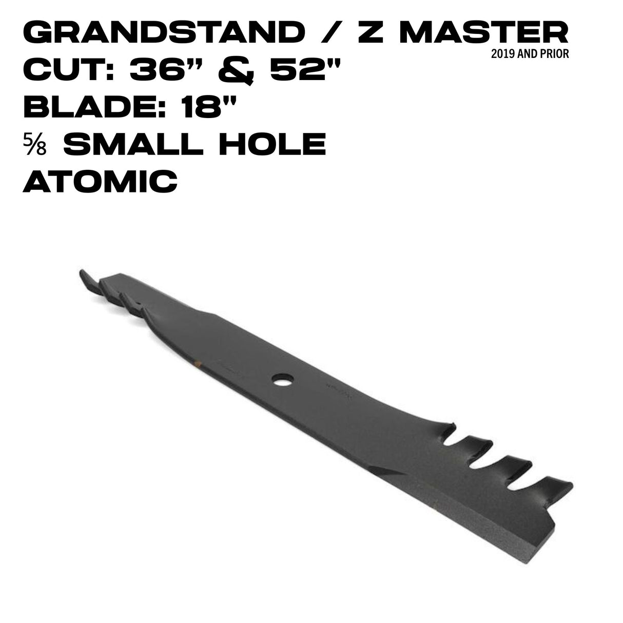 Toro 18 Inch Atomic Blade | GrandStand / Z Master | 36" &  52" Deck | 105-7796-03