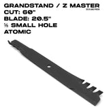 Toro Atomic Blade | 20.5" | GrandStand / Z Master (Turbo Force) | 60" Deck | 105-8777-03